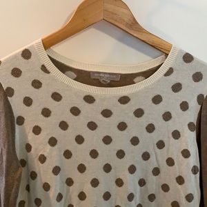 Polka dot Banana Republic sweater